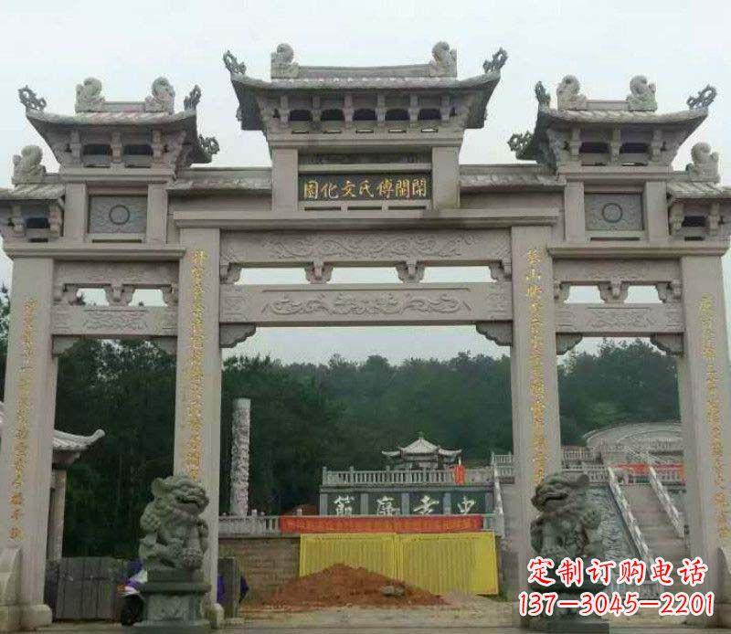 泸州中领雕塑:顶级大理石牌坊石雕