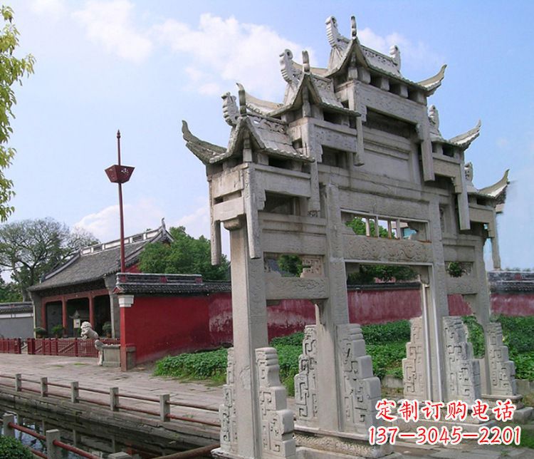 泸州专业大型牌坊石雕制作