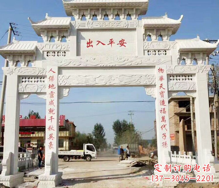 泸州三门石牌坊石雕艺术