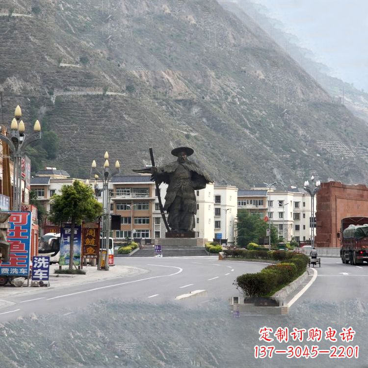 泸州唯美雕塑--大禹城市街道景观雕像