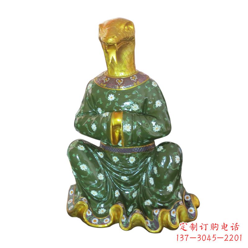 泸州独特的彩绘生肖雕塑