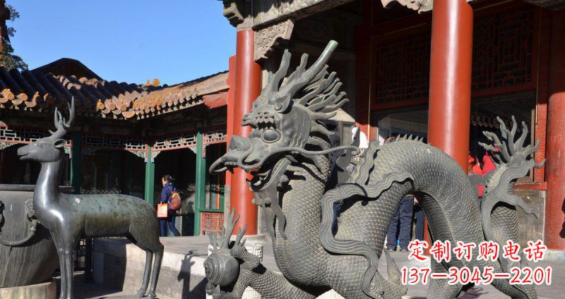 泸州中领雕塑厂家的青铜神龙雕塑,以神龙作为主…