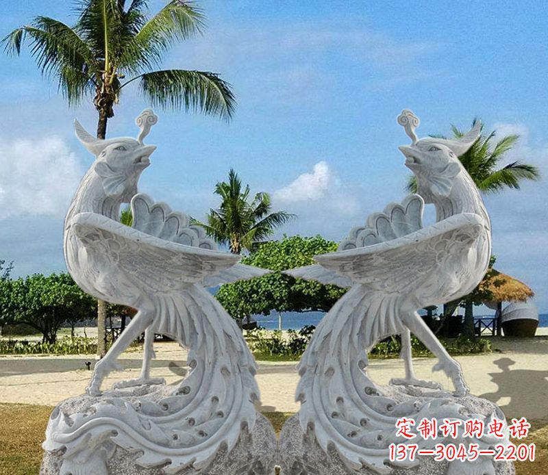 泸州精美凤凰石雕,让你的空间闪耀光芒