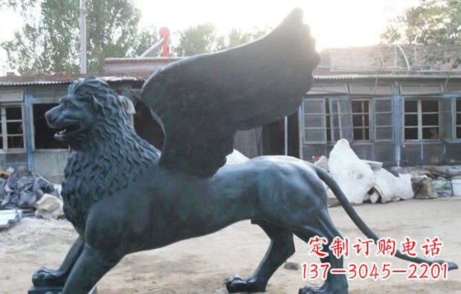泸州马可飞狮雕塑,完美展现古典风采