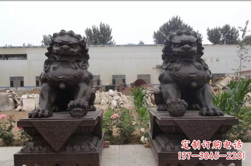 泸州精灵定制狮子铜雕塑