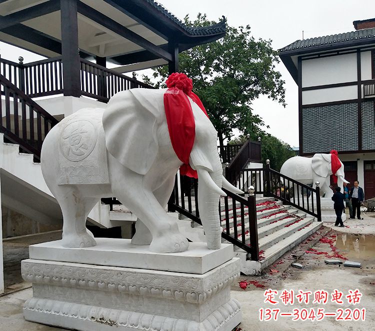 泸州迎接观音祝福的精美大象观音栏杆