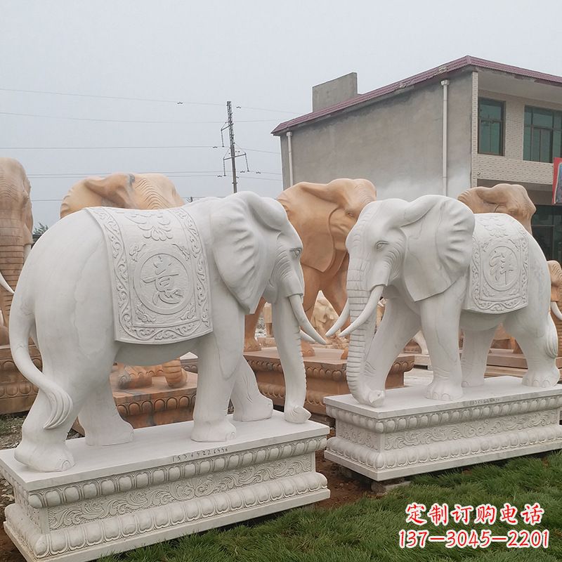 泸州精美大象雕塑,让你镇宅更加靓丽