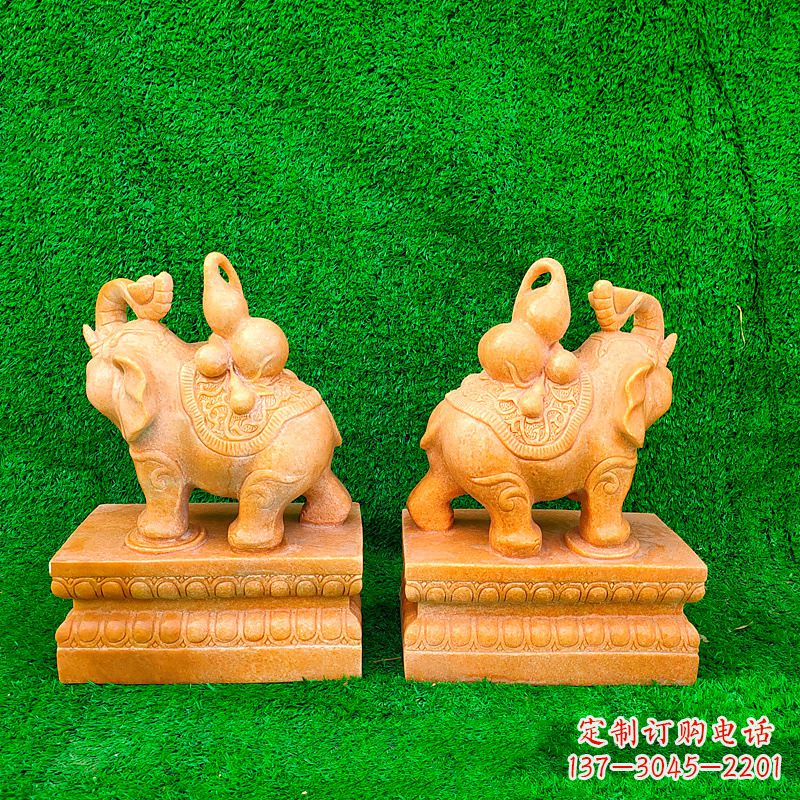 泸州精美大象雕塑,点缀美好家园