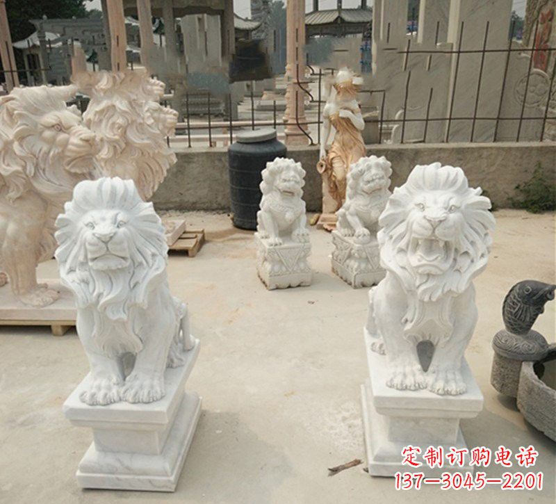 泸州传承欧式历史的狮子雕塑