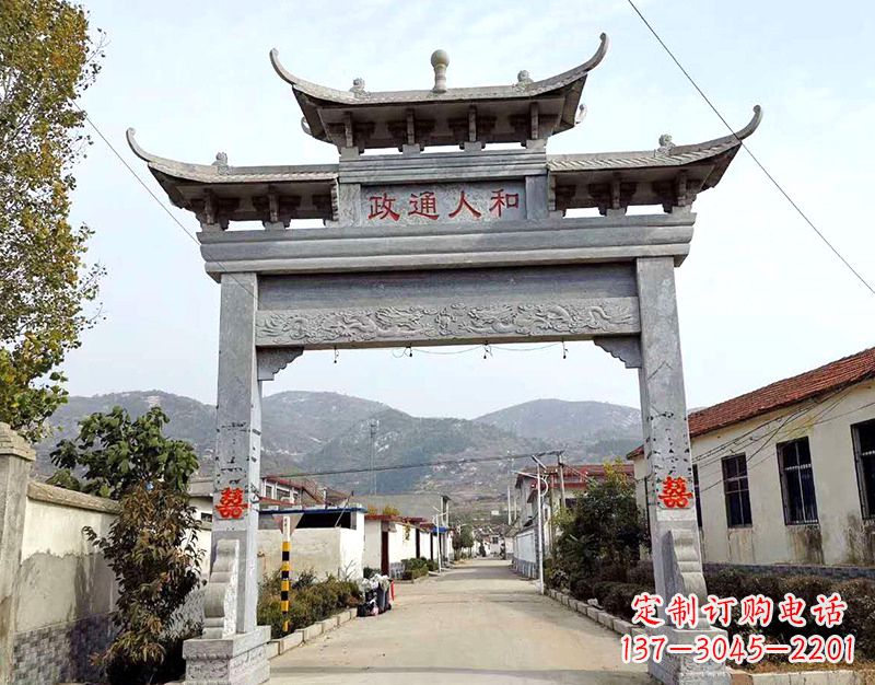 泸州全球领先的石雕牌楼雕塑定制服务