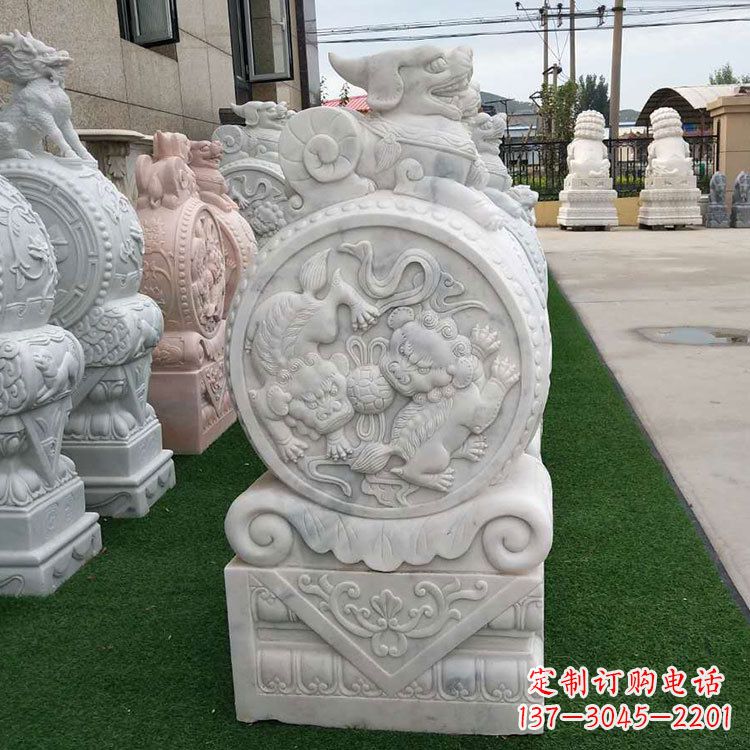 泸州石雕牌坊抱鼓石,有艺术气息的雕塑定制