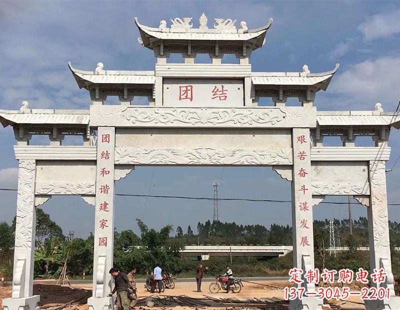 泸州定制牌坊雕塑,展现精湛工艺