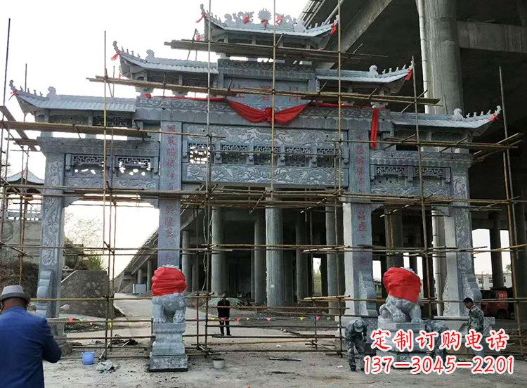 泸州石雕牌坊|精致细腻的石雕雕塑