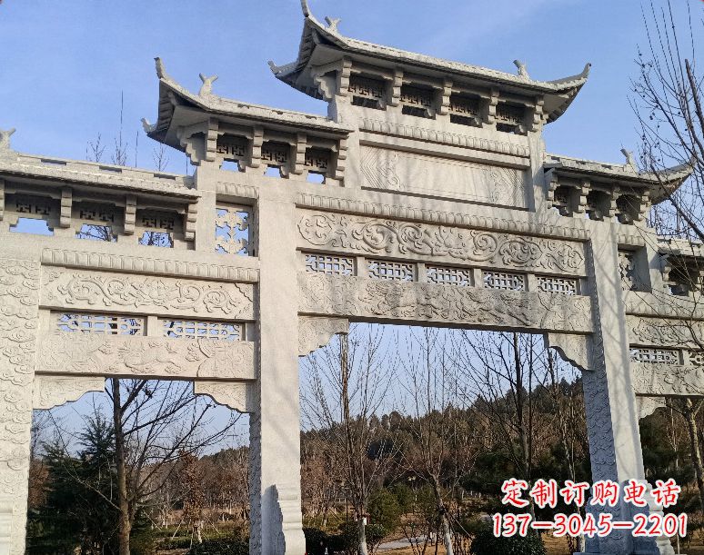 泸州石雕乡村牌坊