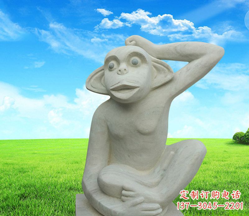 泸州石雕小猴子