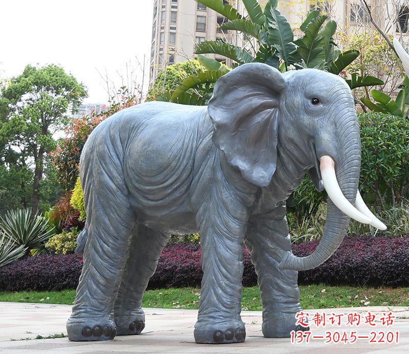 泸州石雕小区动物大象