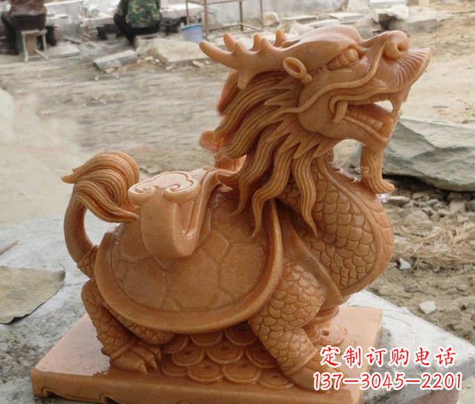 泸州石雕招财龙龟