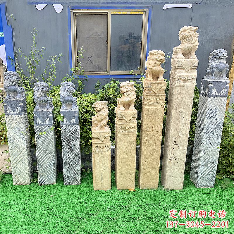 泸州拴马桩狮子