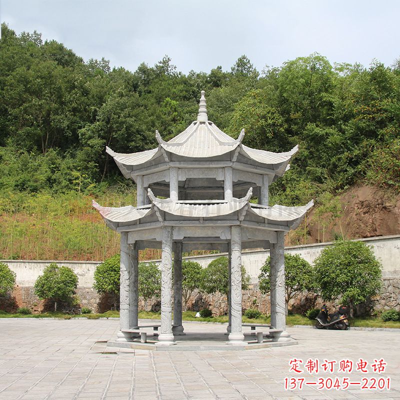 泸州双层庭院石凉亭
