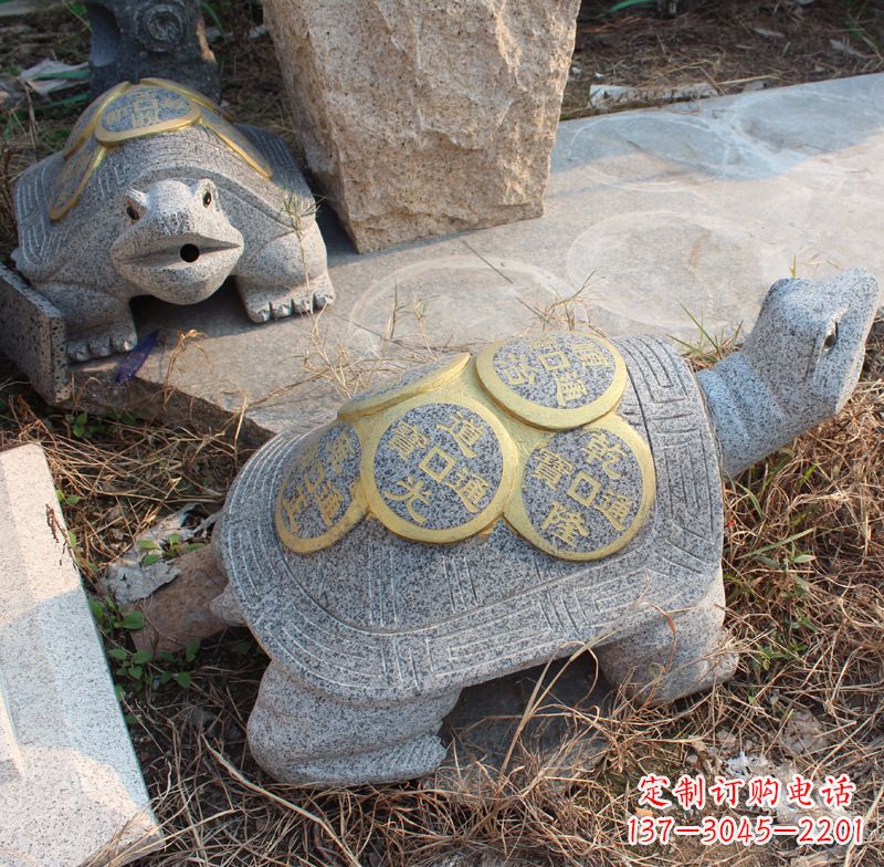 泸州水池乌龟石雕