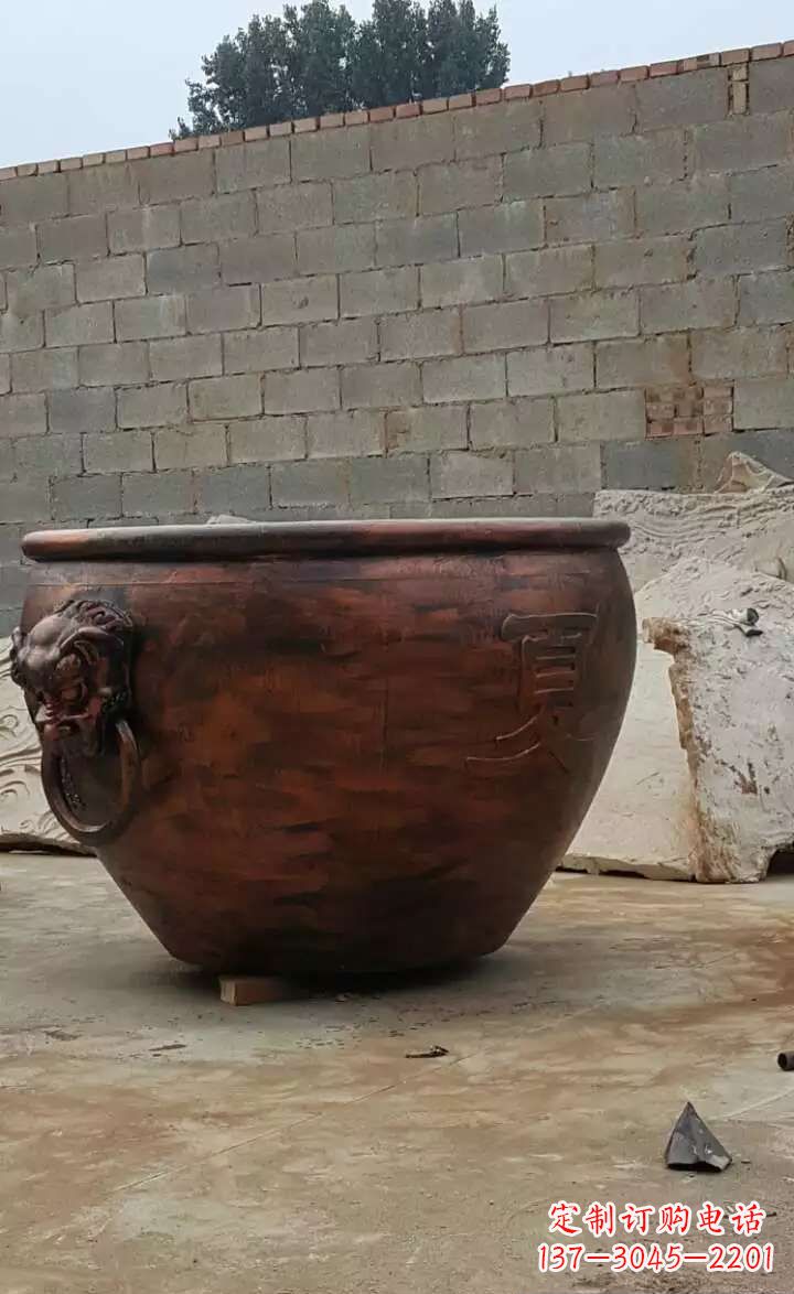 泸州水缸铜雕