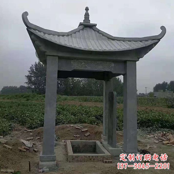 泸州四角庭院石凉亭