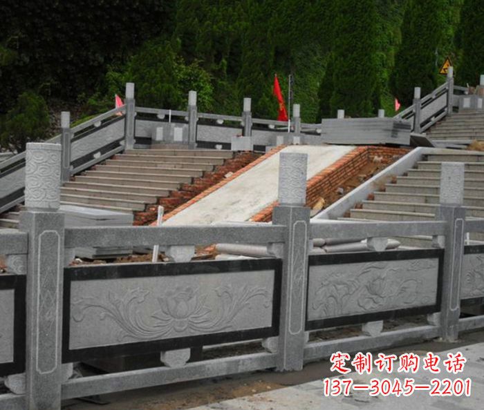 泸州寺庙景观仿古石栏板 (2)
