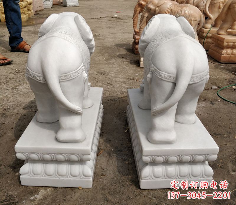 泸州寺庙石雕大象