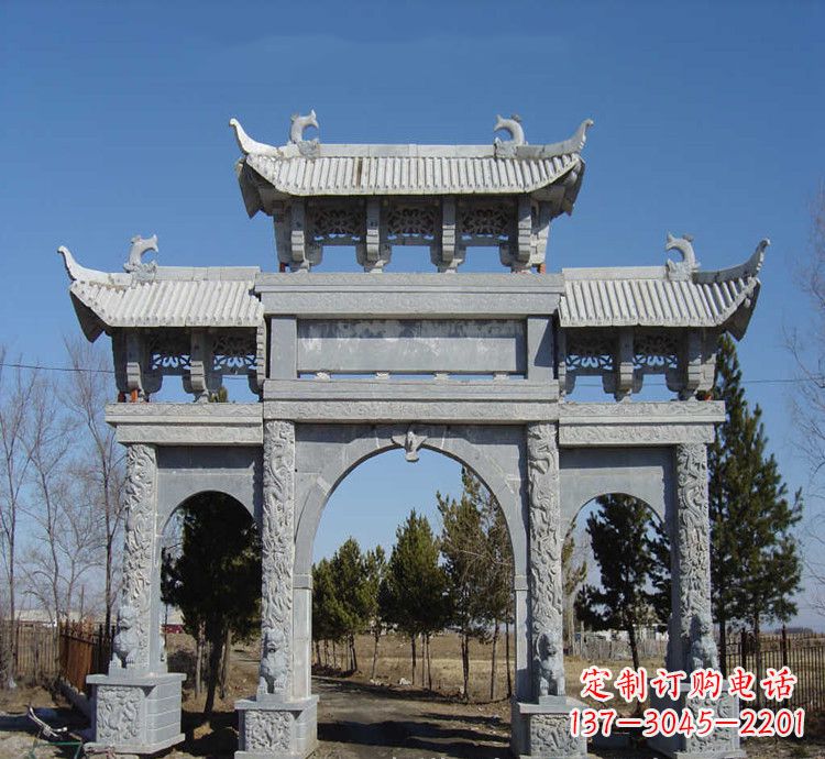 泸州寺庙石牌坊
