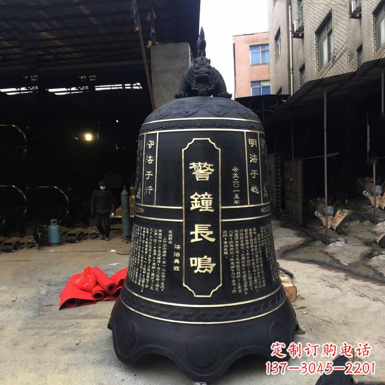 泸州寺庙铜钟雕塑