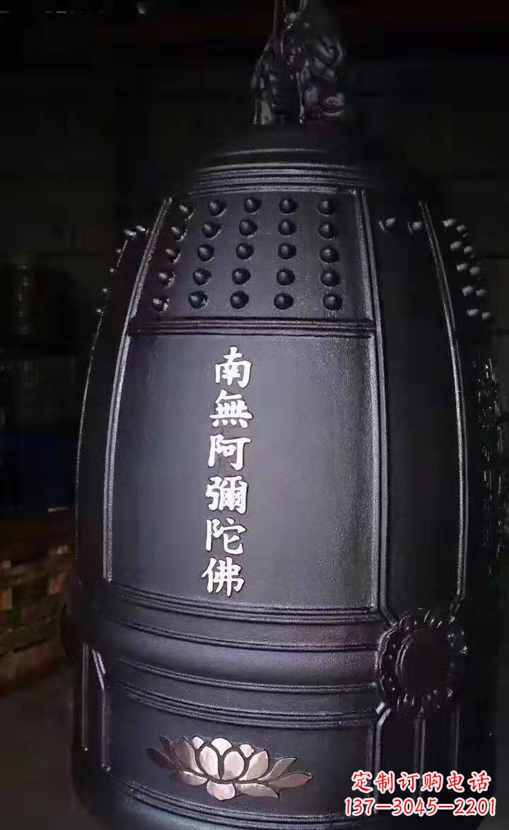 泸州寺庙铜钟雕塑户外景观雕塑