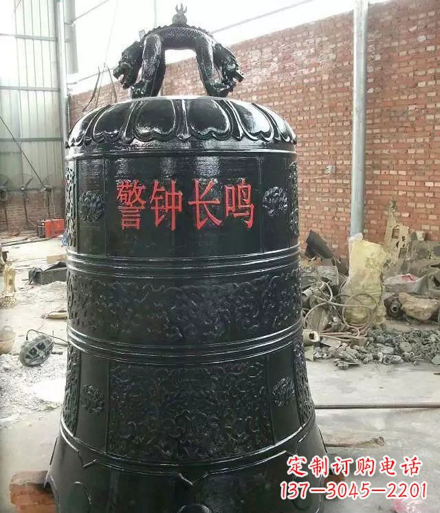 泸州寺庙铸铜钟铜雕 (4)
