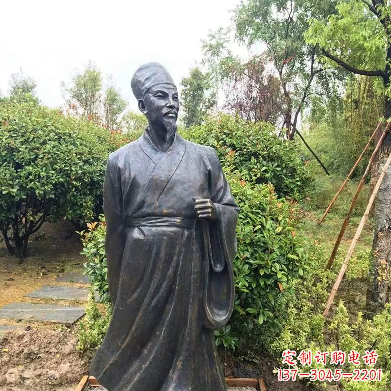 泸州苏东坡铸铜历史文化名人雕像