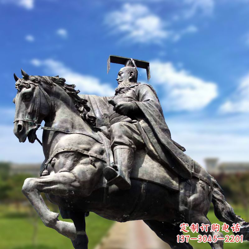 泸州隋文帝骑马雕塑