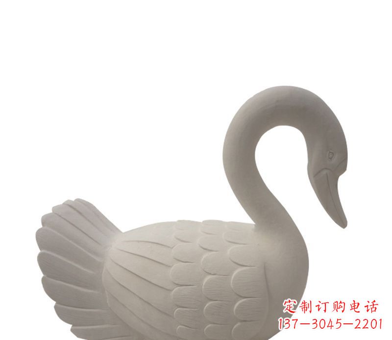 泸州天鹅俯身广场景观石雕