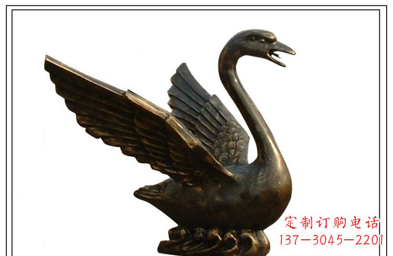 泸州天鹅喷泉铜雕