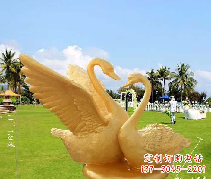 泸州天鹅铜雕