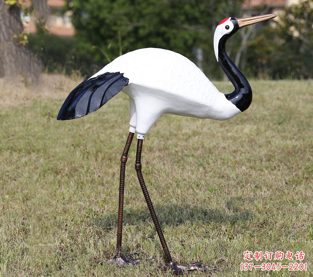 泸州庭院仙鹤雕塑