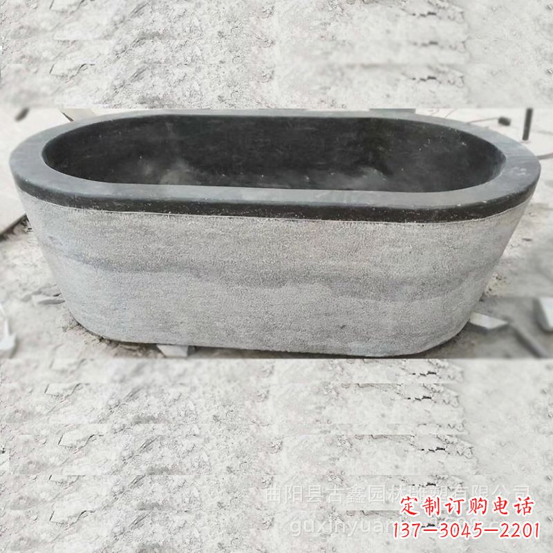 泸州庭院养鱼石雕水槽