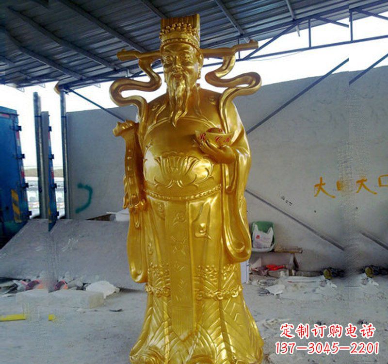 泸州铜雕财神雕像