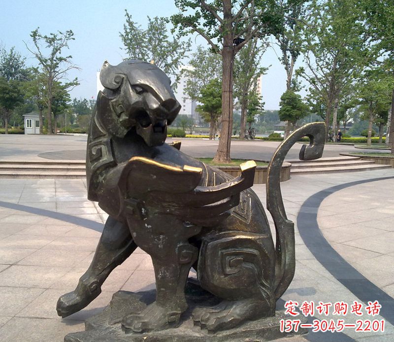 泸州铜雕抽象十二生肖