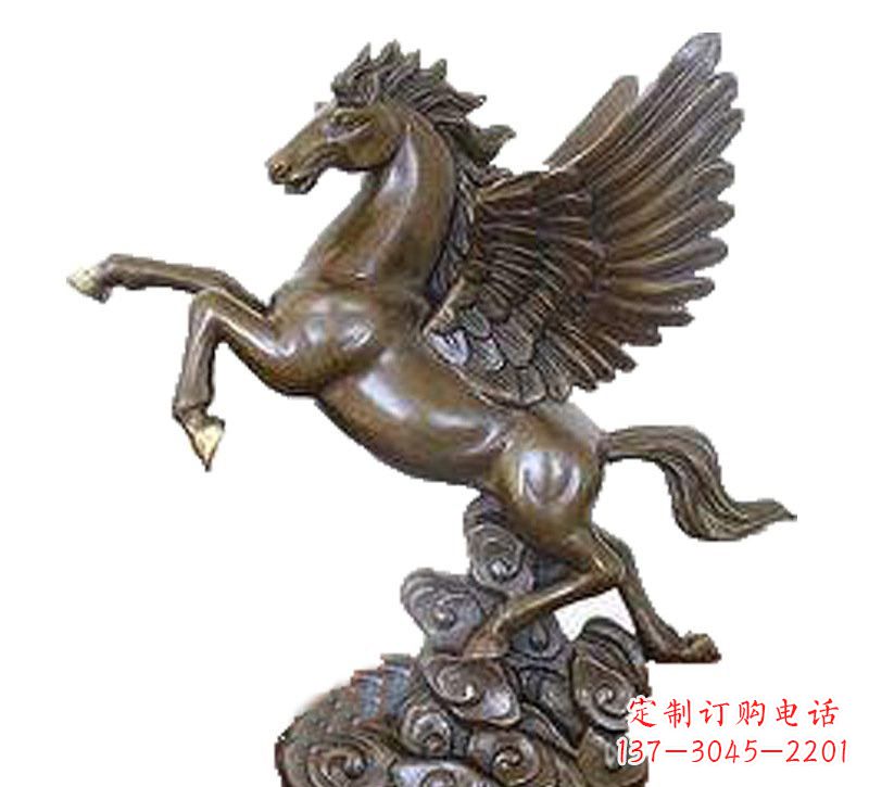 泸州铜雕飞黄腾达飞马