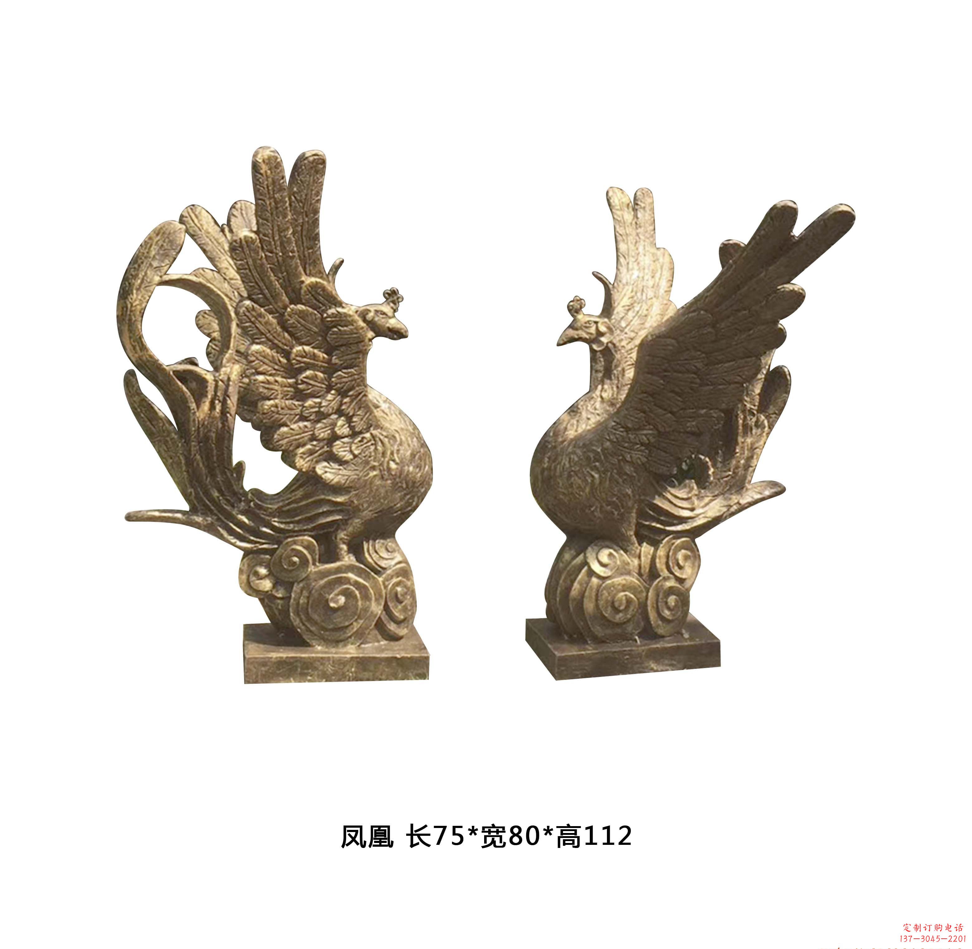 泸州铜雕凤凰雕塑