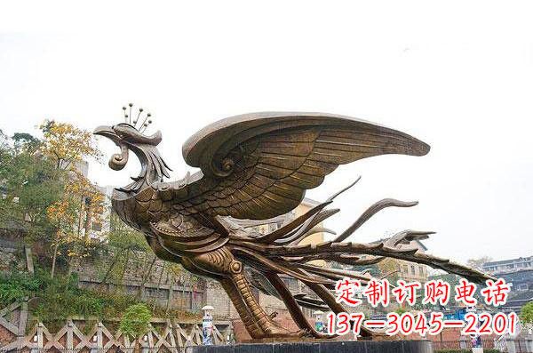 泸州铜雕凤凰
