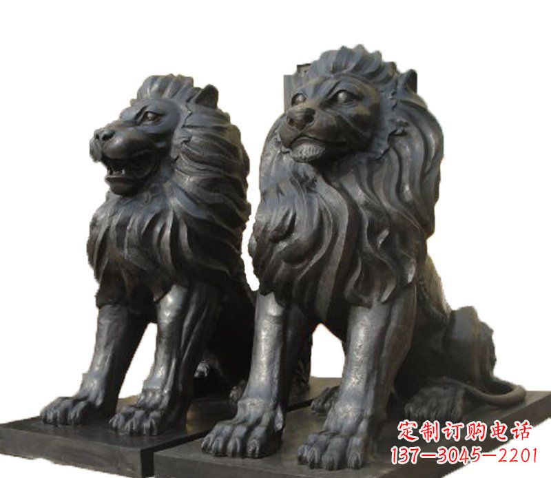泸州铜雕古代神兽狮子雕塑