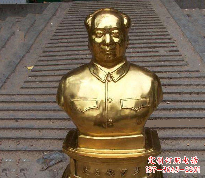 泸州铜雕广场伟人雕塑摆件