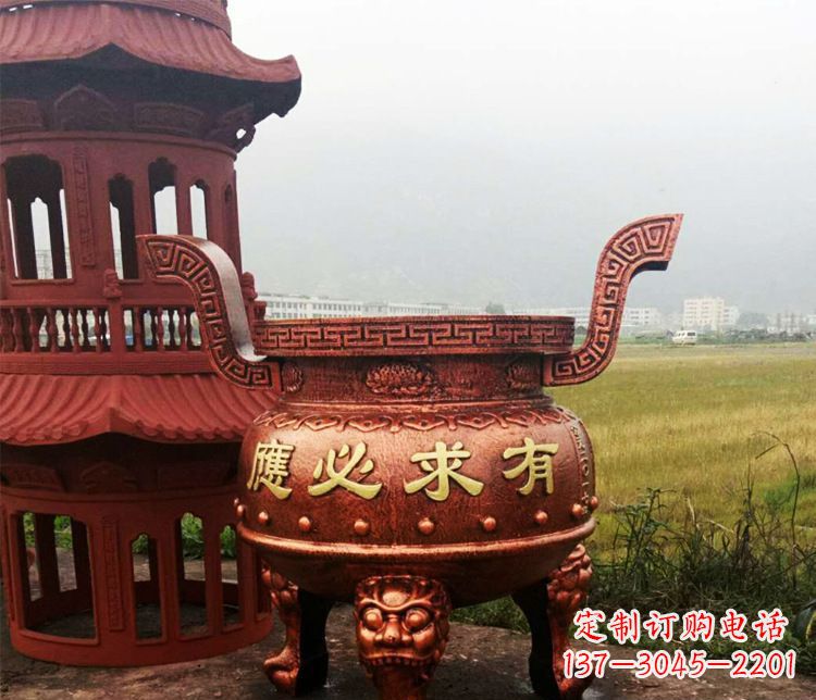 泸州铜雕景观香炉