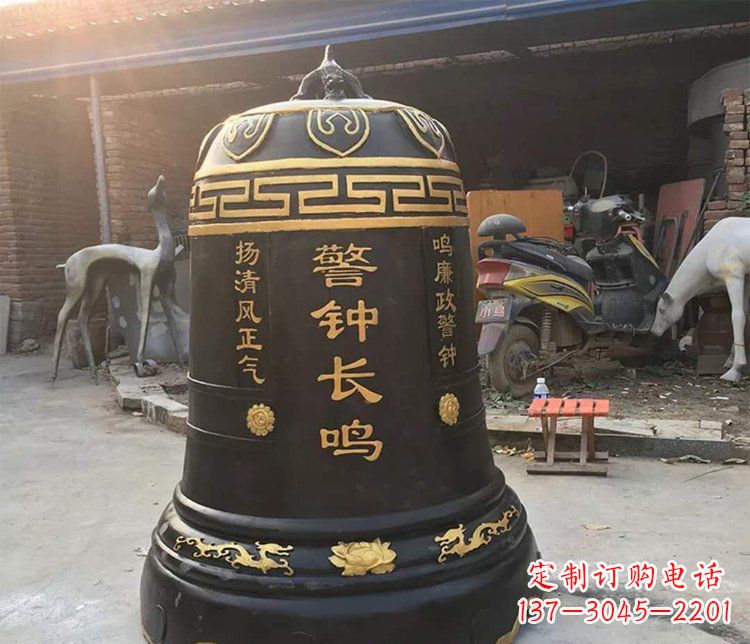 泸州铜雕警钟长鸣寺庙雕塑