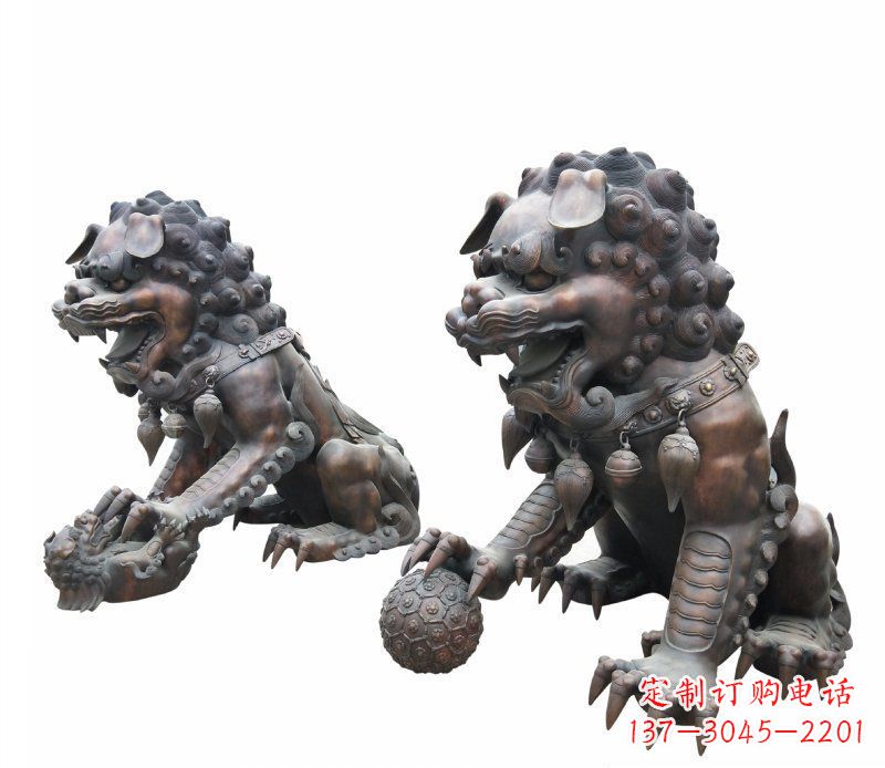泸州铜雕酒店镇宅招财麒麟雕塑