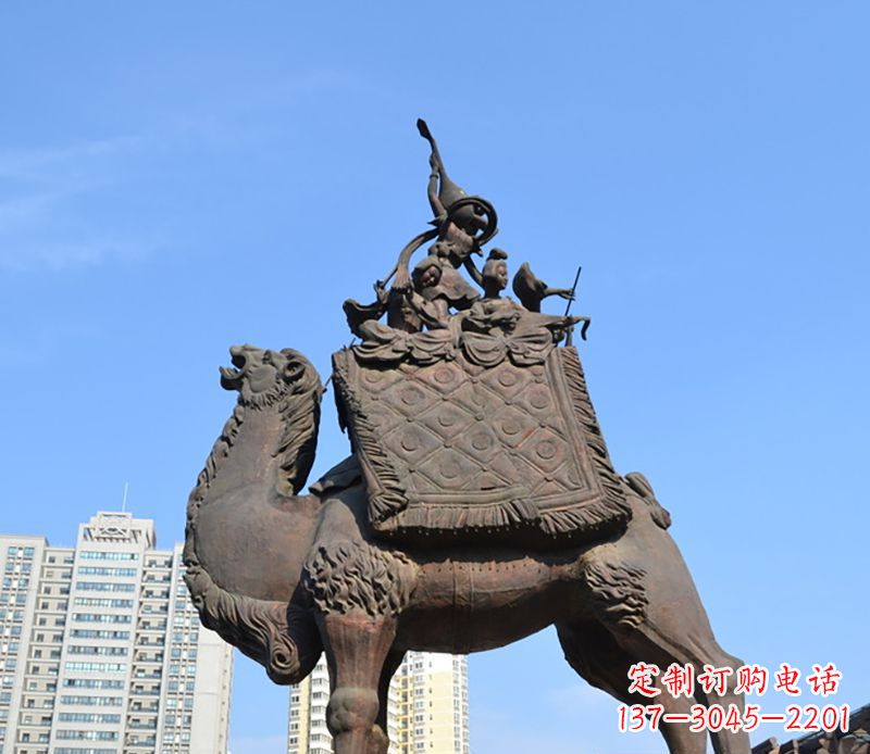 泸州铜雕骆驼